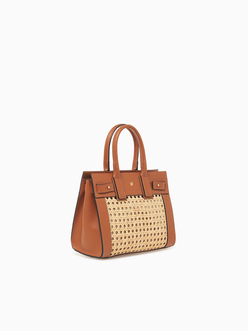 Jane Top Handle Cuoio Brown