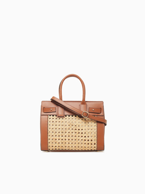 Jane Top Handle Cuoio Brown