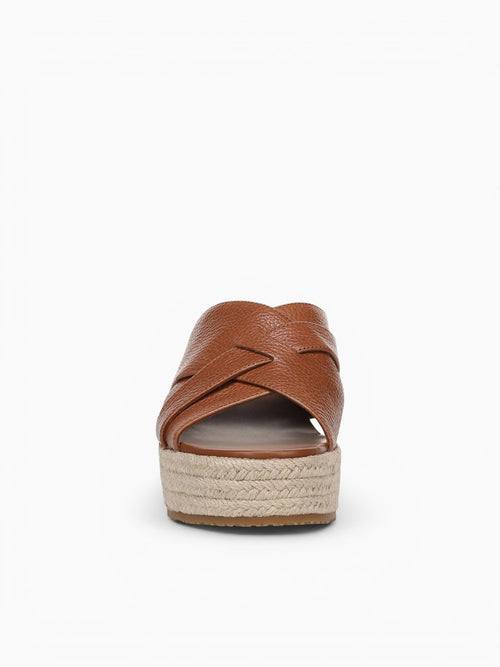 Dawn Tan Leather Gold / 5 / M