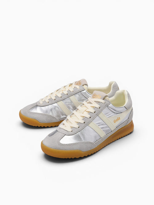 Firefly Metallic Silver Offwhite sde Fab Silver / 5 / M