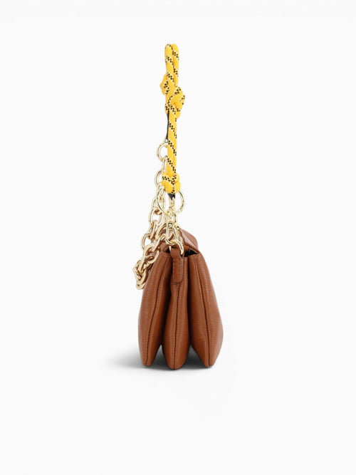 Reflex Shoulder Bag Cuoio Scuro Tan