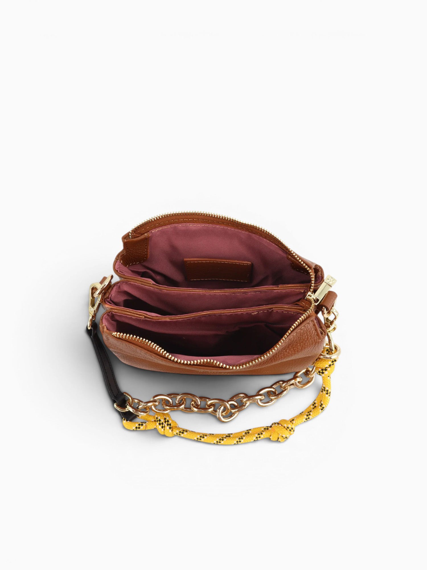 Reflex Shoulder Bag Cuoio Scuro Tan