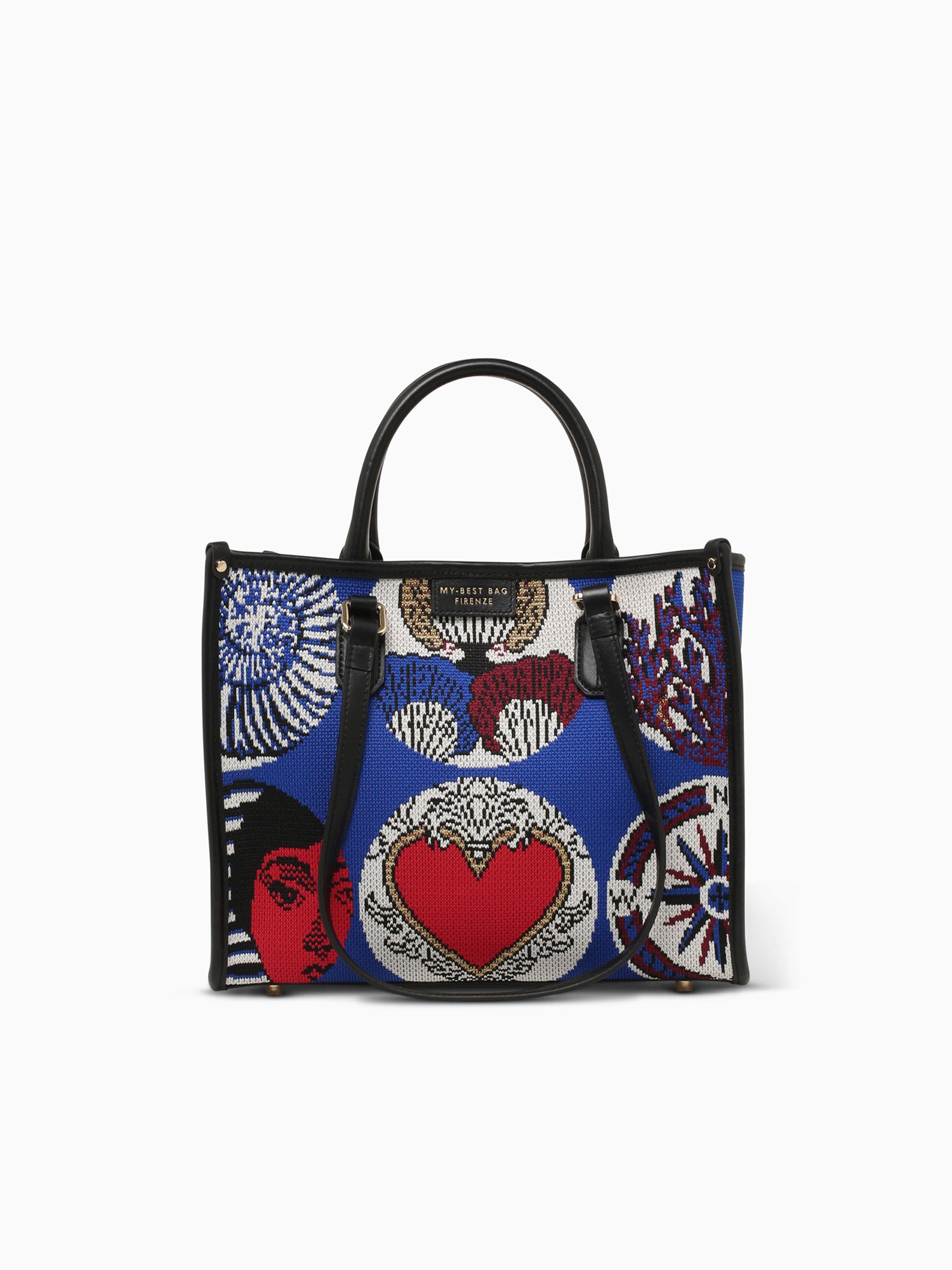 Atena Sea Creatures Tote Blue
