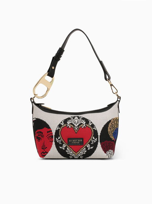 Atena Sea Creatures Shoulder Bag Submari Blue
