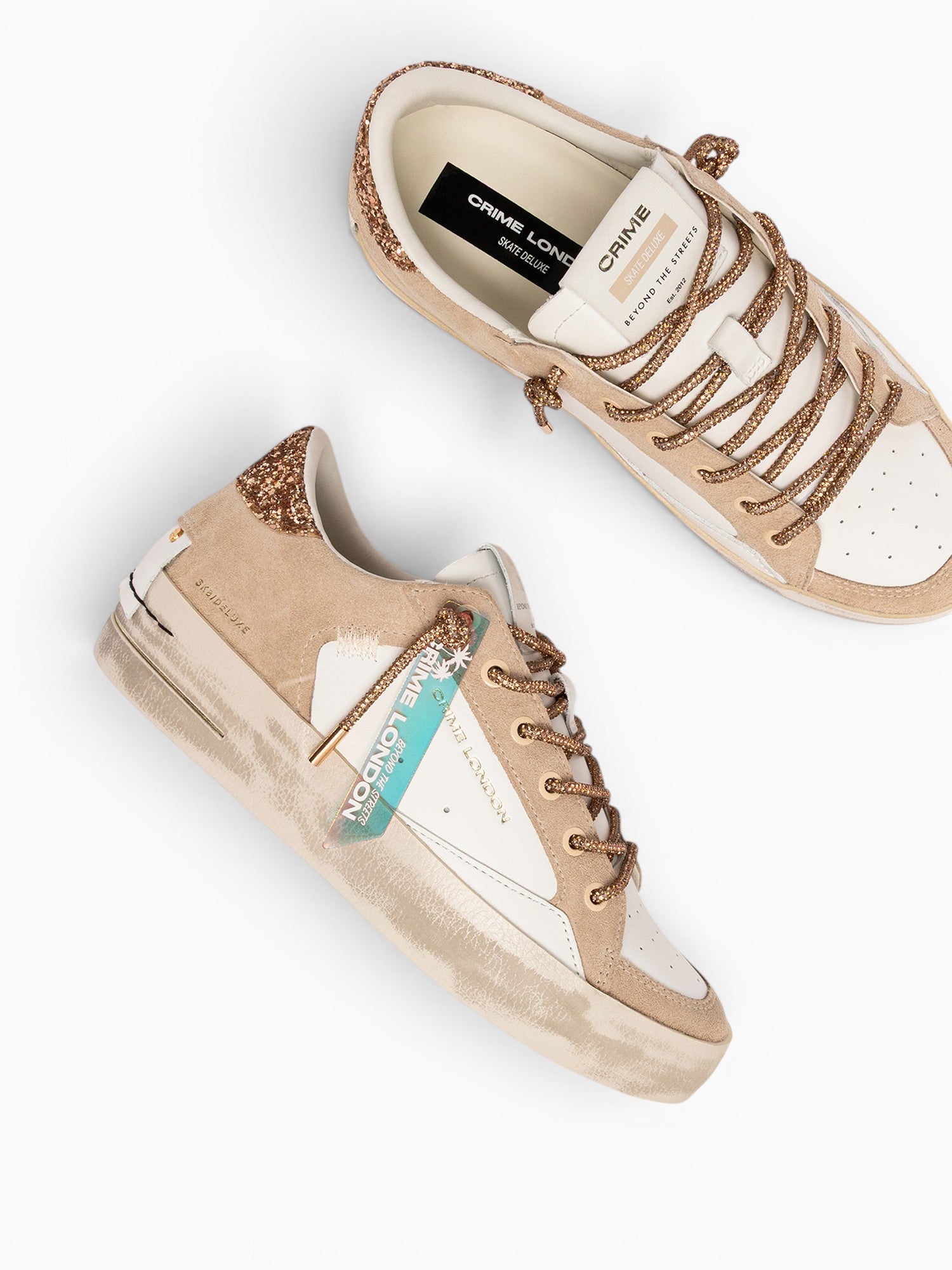 Sk8 Deluxe 29154pp8 15 beige Wht Gld sde Beige / 36 / M