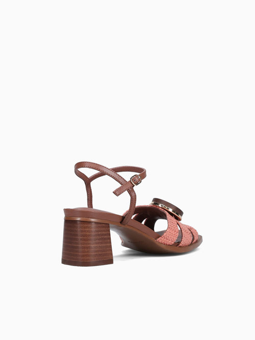 Carmen Terracota Rafia Man made Cognac / 36 / M