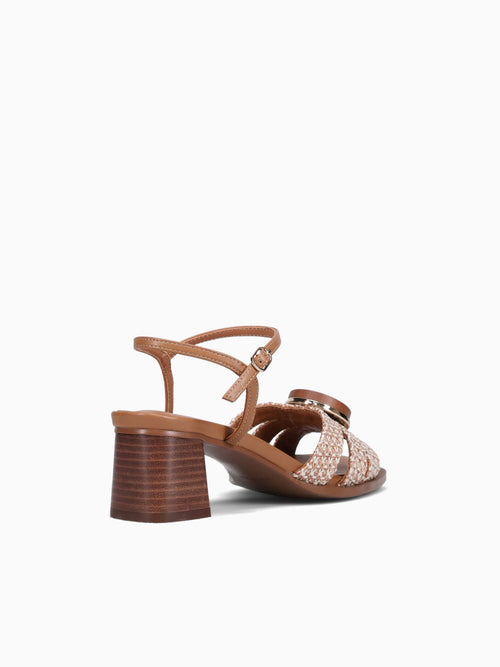Carmen Tan Beige rafia Man made Tan / 36 / M