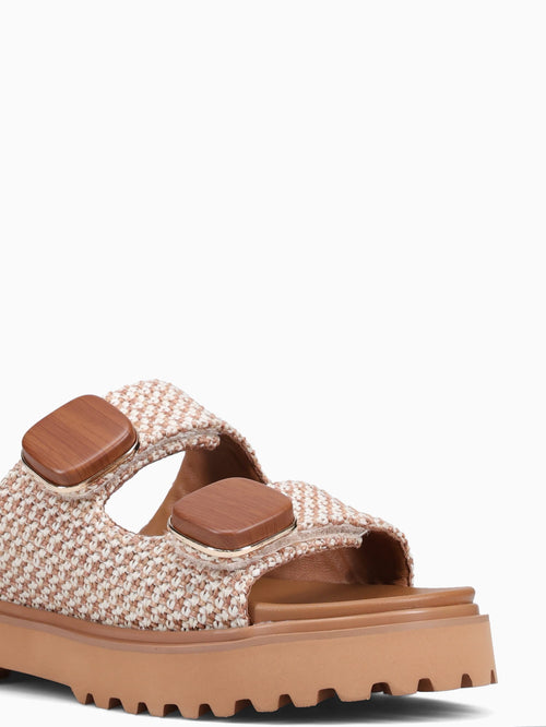 Heaven Tan Beige rafia Tan / 36 / M