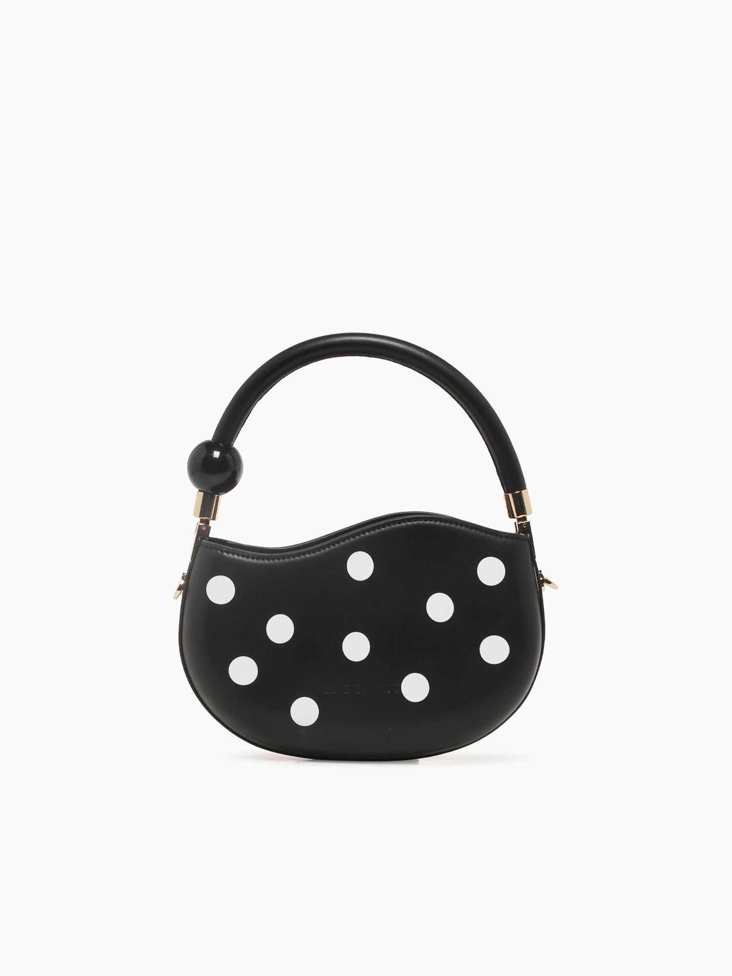 Jennie Polka Dot Black Black White