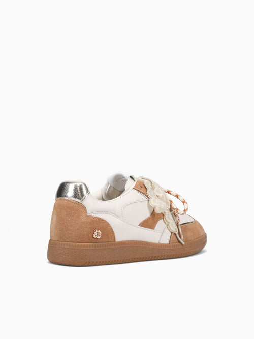 Ten Tan Beige suede Leather Tan / 36 / M