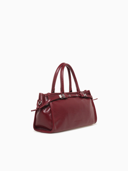 Rhonda Top Handle Burgundy Wine