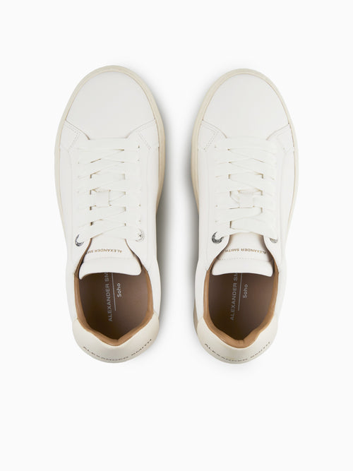 Soho Man White Leather White / 7 / M