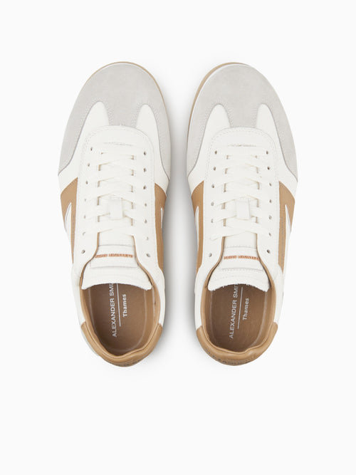 Thames Man Sand Offwhite suede Off White / 7 / M