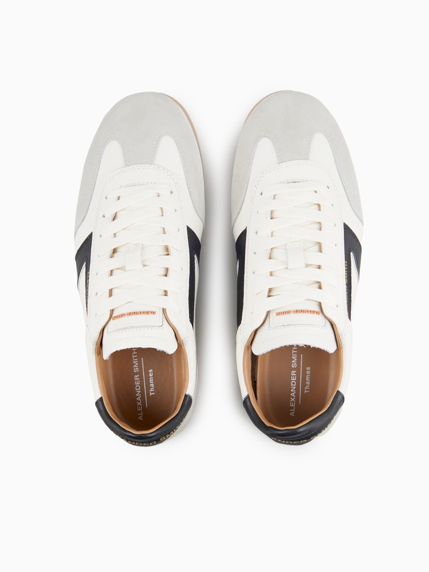 Thames Man White Black leather White / 7 / M