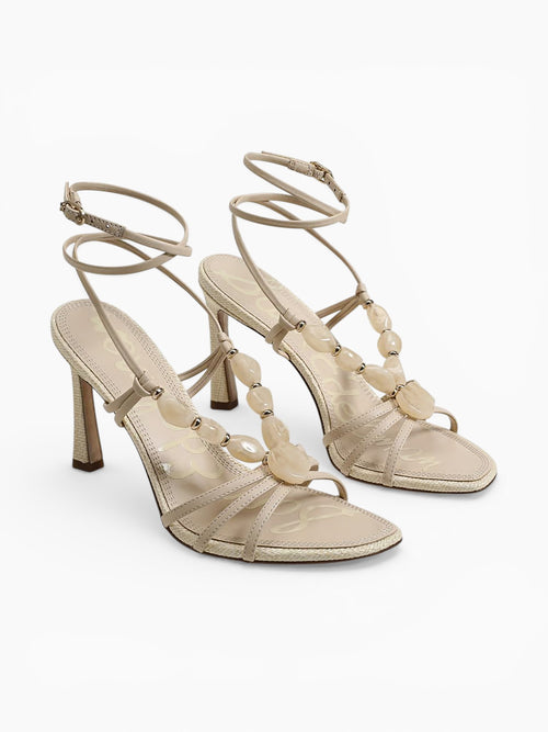 Imani Light Sand Leather Off White / 5 / M