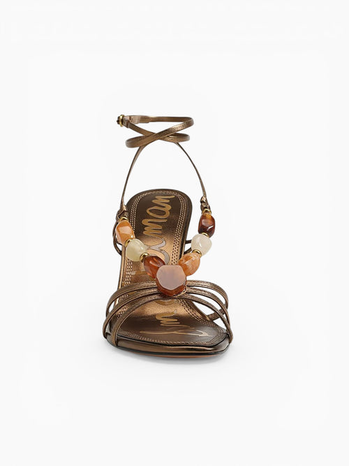 Imani 2 Deep Gold Leather Gold / 5 / M