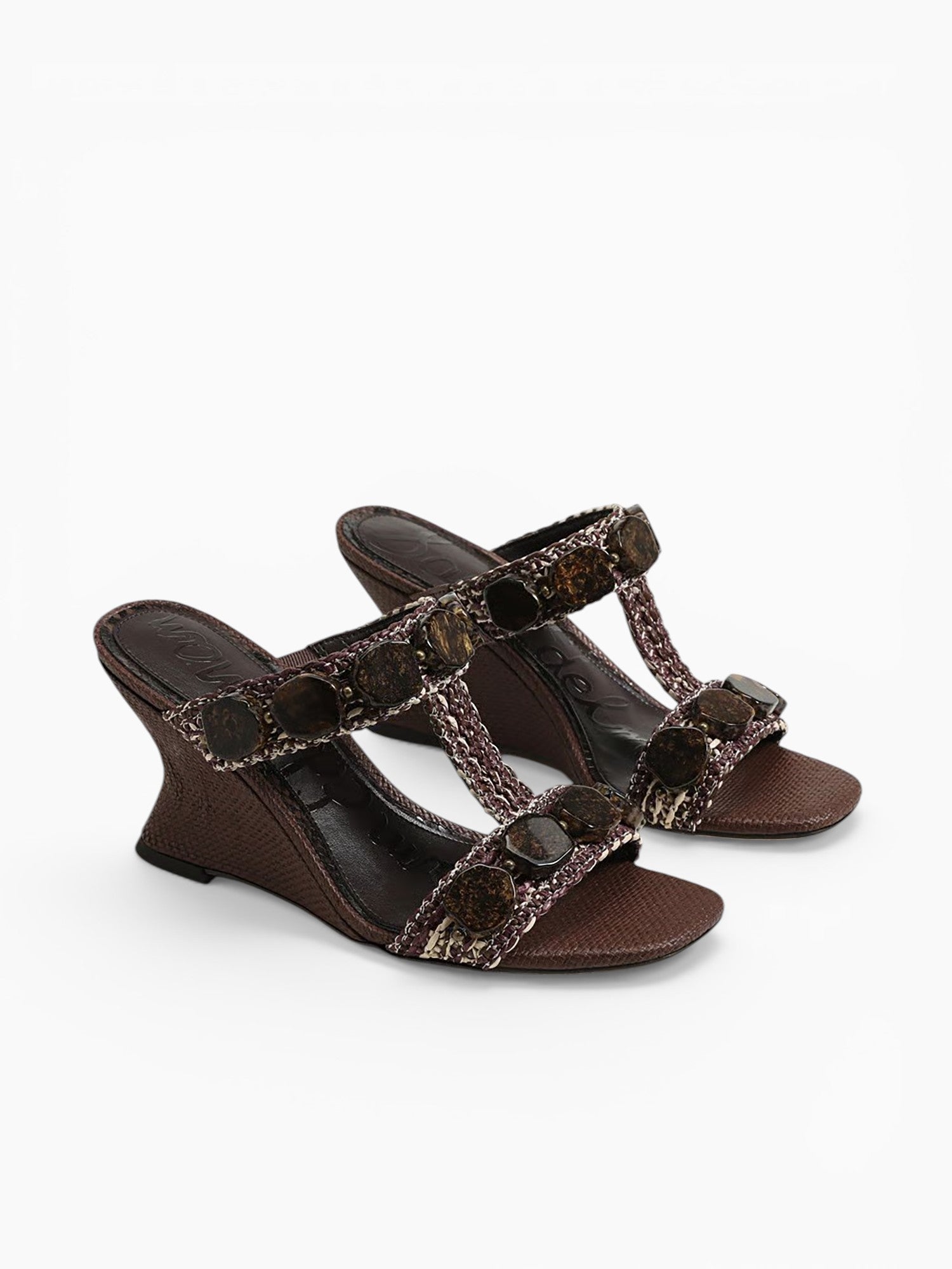 Dante Stone Mocha Multi Rafia Brown / 5 / M