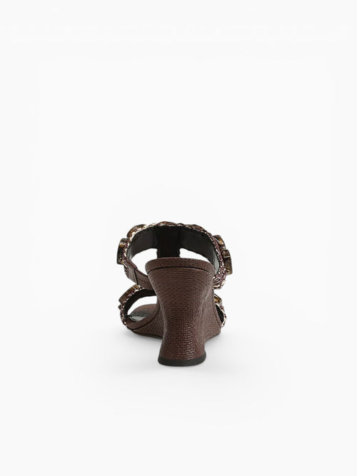 Dante Stone Mocha Multi Rafia Brown / 5 / M