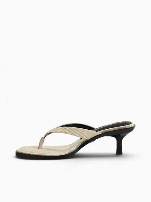 Dollie Linen Leather Off White / 5 / M