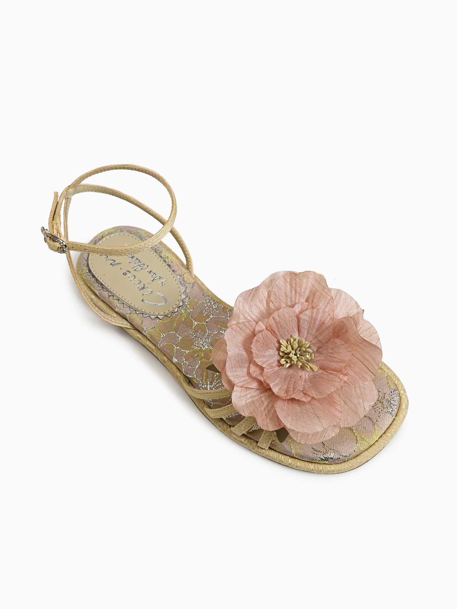 Olana Flower Dusty Yellow Fabric Yellow / 5 / M