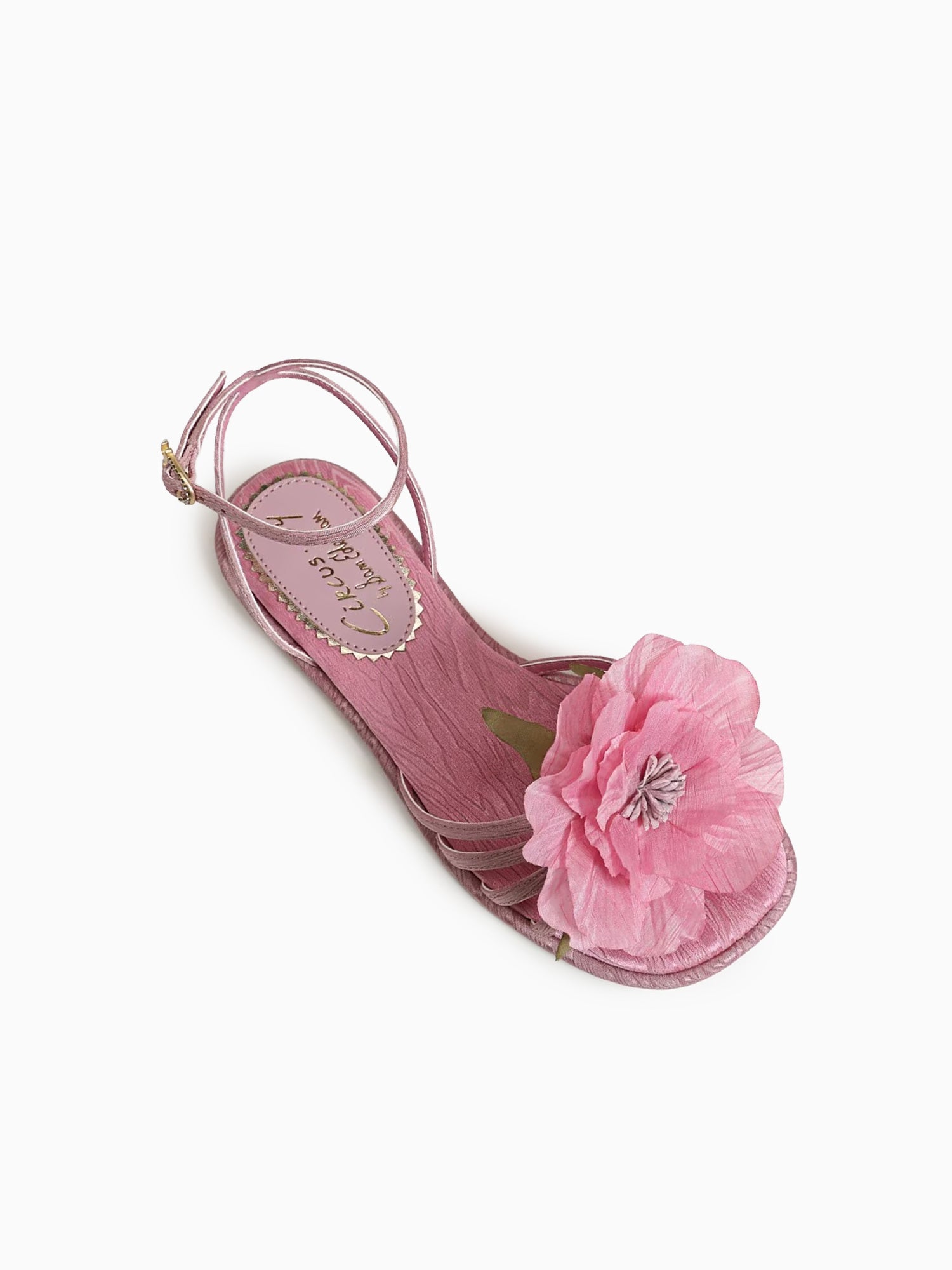 Olana Flower Rosette Blush Fabric Pink / 5 / M