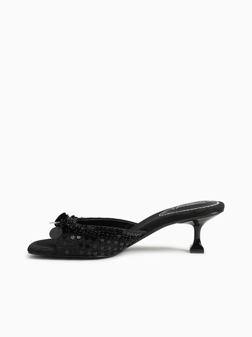 Juliana Black Sequins Fabric Black / 5 / M