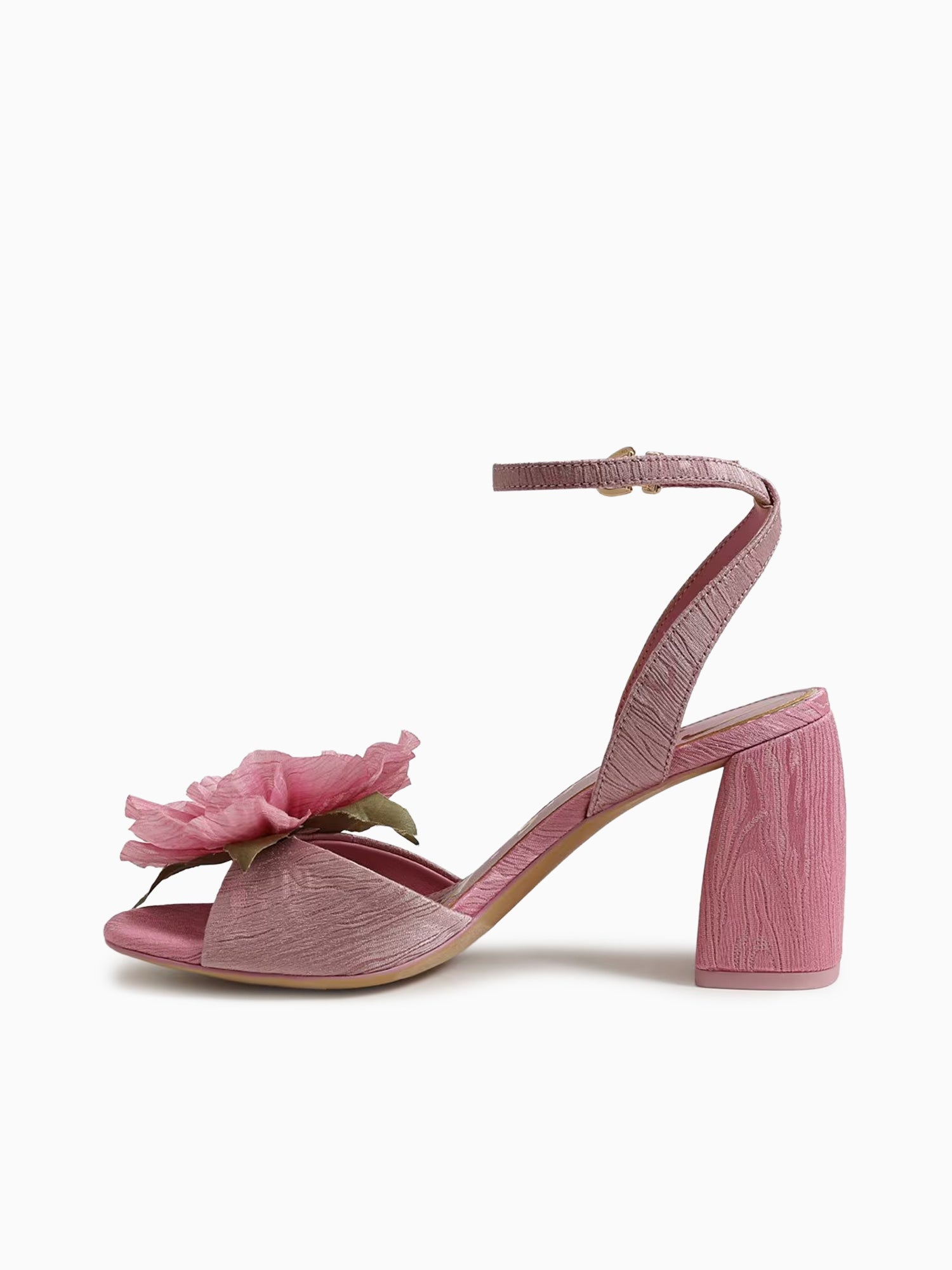 Aria Flower Rosette Blush Fabric Pink / 5 / M