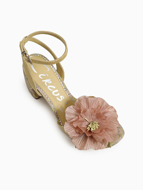 Aria Flower Dusty Yellow Fabric Yellow / 5 / M