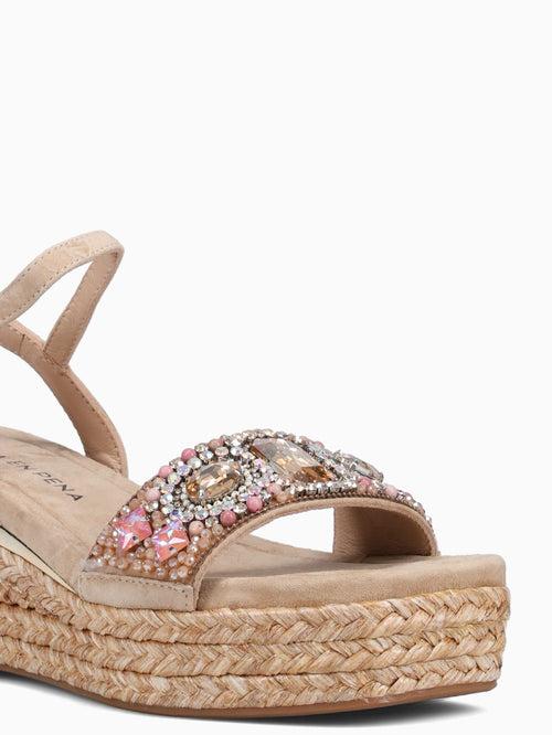 Alexandra Sand Suede Natural / 36 / M