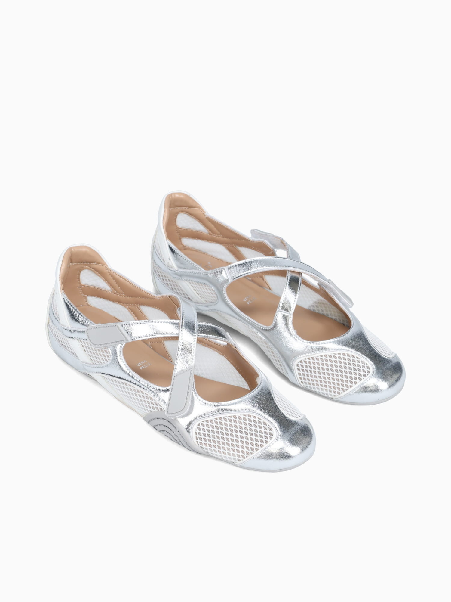 Miriam Argento Bianco pelle Grey / 5 / M