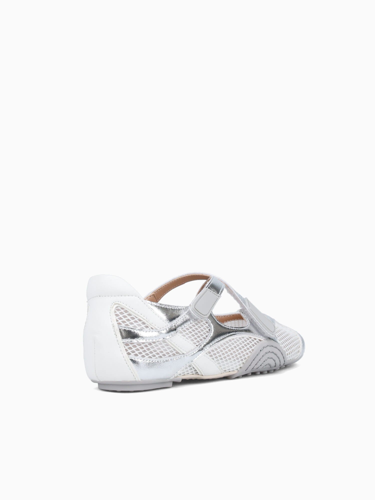 Miriam Argento Bianco pelle Grey / 5 / M