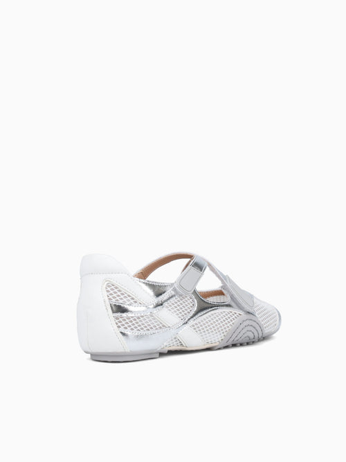 Miriam Argento Bianco pelle Grey / 5 / M