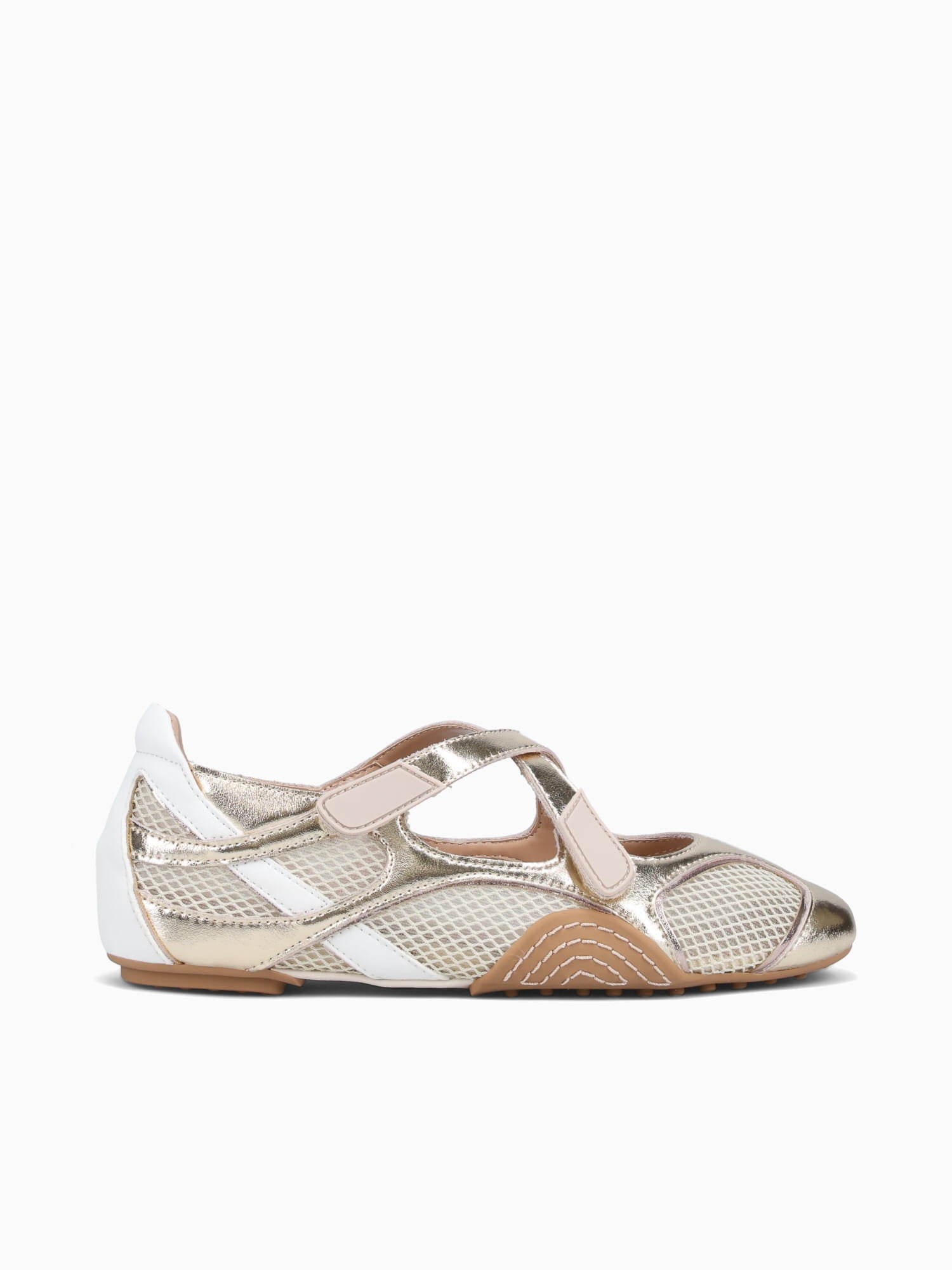 Miriam Platino Bianco pelle Gold / 5 / M