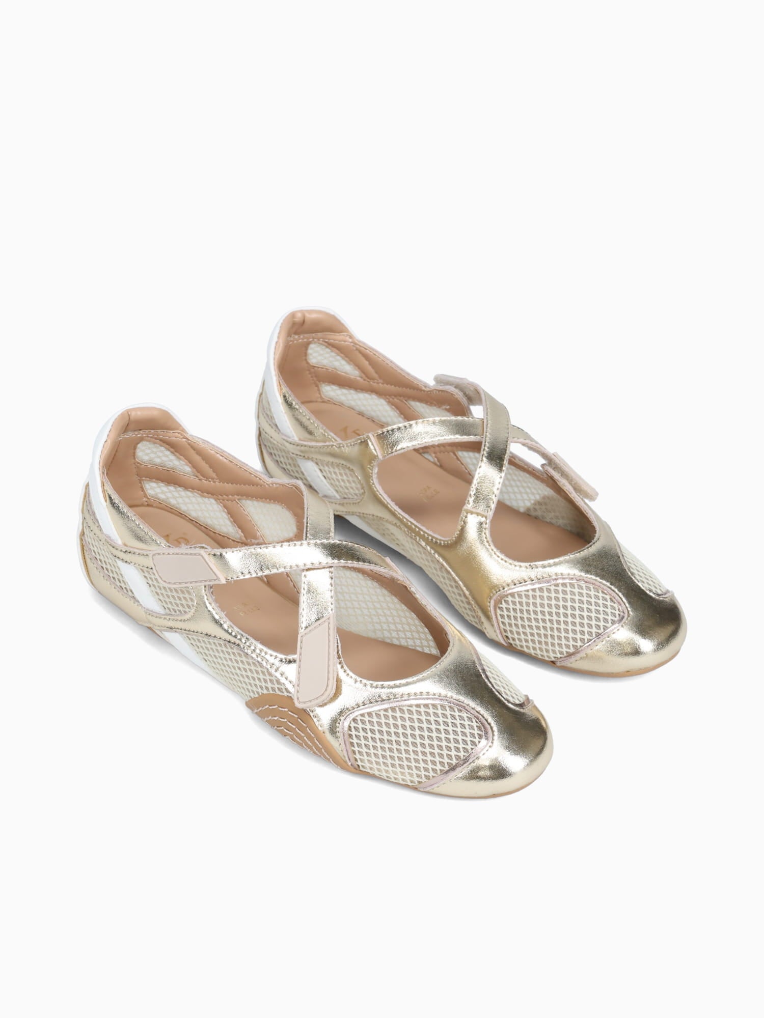 Miriam Platino Bianco pelle Gold / 5 / M