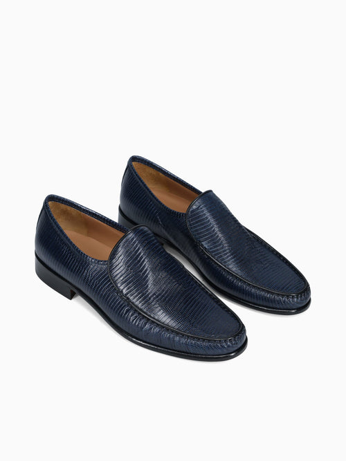 Mahershala Blu Lizard Stamp Blue / 7 / M