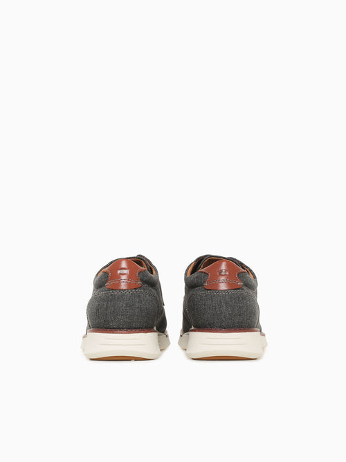 Launch Canvas Plain Toe Blk Cognac canva Black / 7 / M