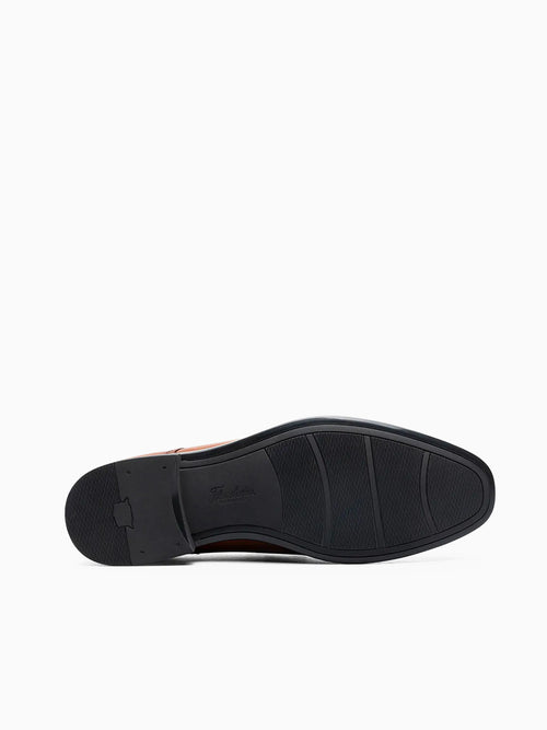 Zaffiro Plain Toe Cognac Leather Cognac / 7 / M