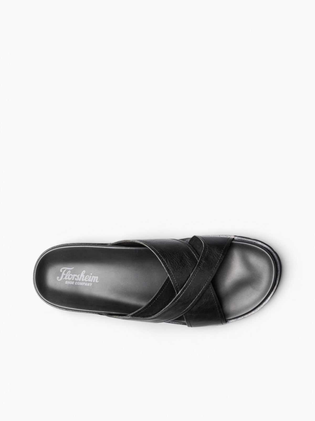 Bayside Cross Strap Black Leather Black / 7 / M