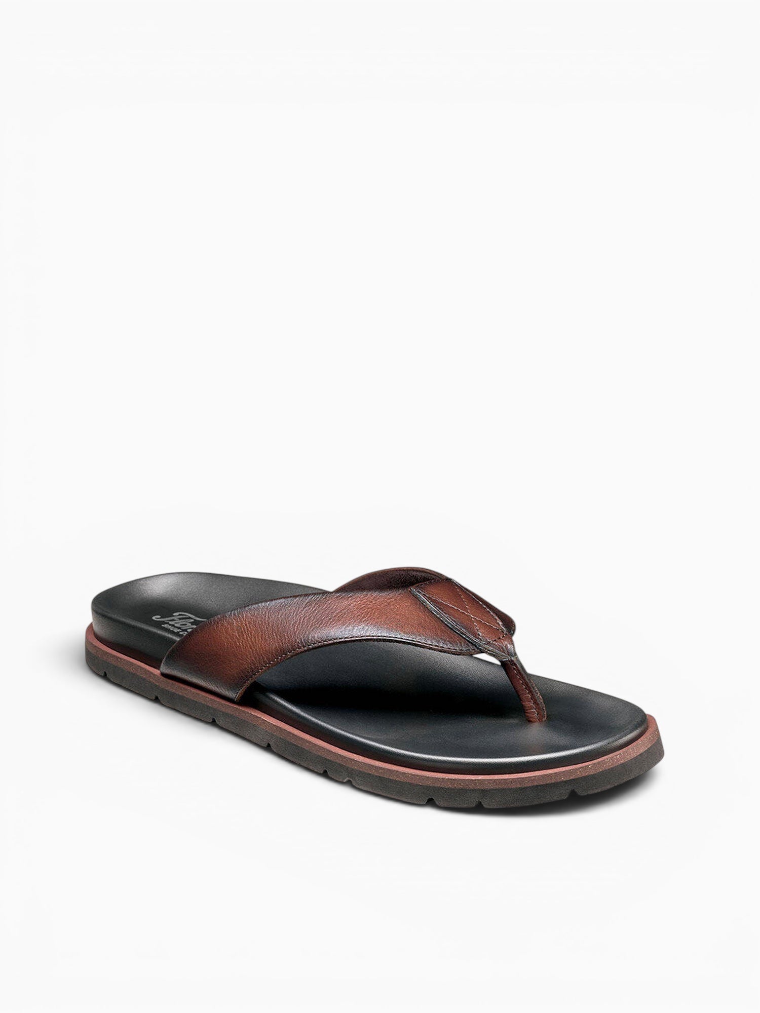 Bayside Thong Brown Leather Brown / 7 / M