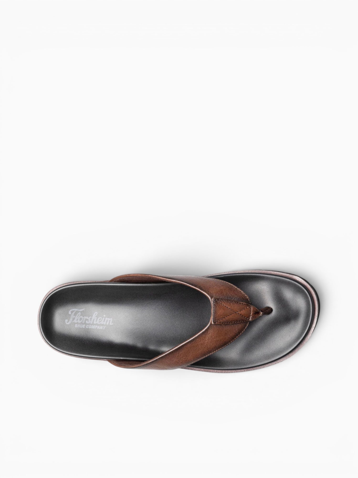 Bayside Thong Brown Leather Brown / 7 / M