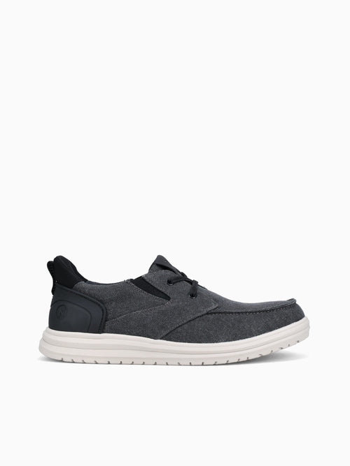 Brew City Canvas Moc Toe Black Multi Can Black / 7 / M