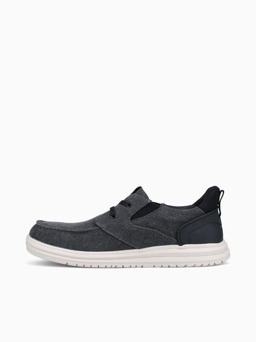 Brew City Canvas Moc Toe Black Multi Can Black / 7 / M