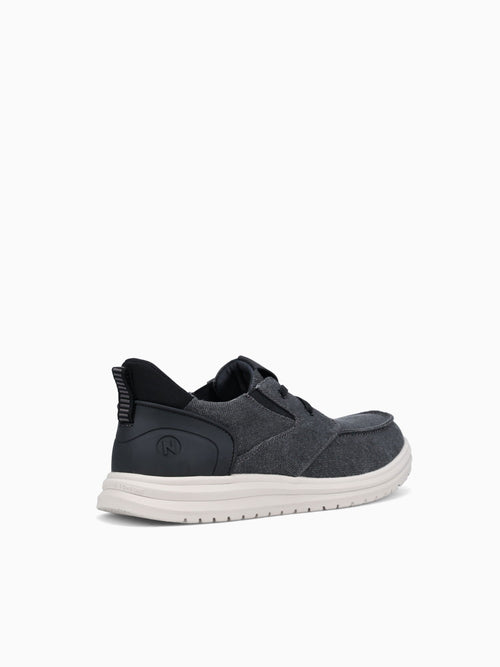 Brew City Canvas Moc Toe Black Multi Can Black / 7 / M