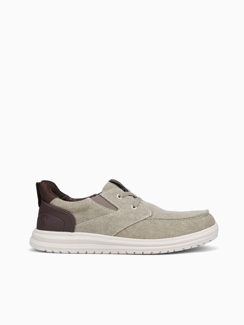 Brew City Canvas Moc Toe Stone Multi Can Beige / 7 / M