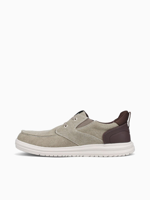 Brew City Canvas Moc Toe Stone Multi Can Beige / 7 / M