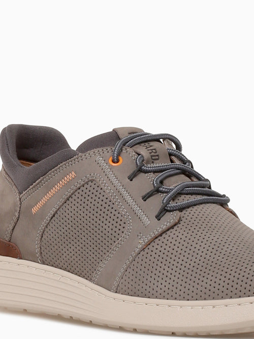 Featherlight Muir Lace Up Grey Nubuck Grey / 7 / M