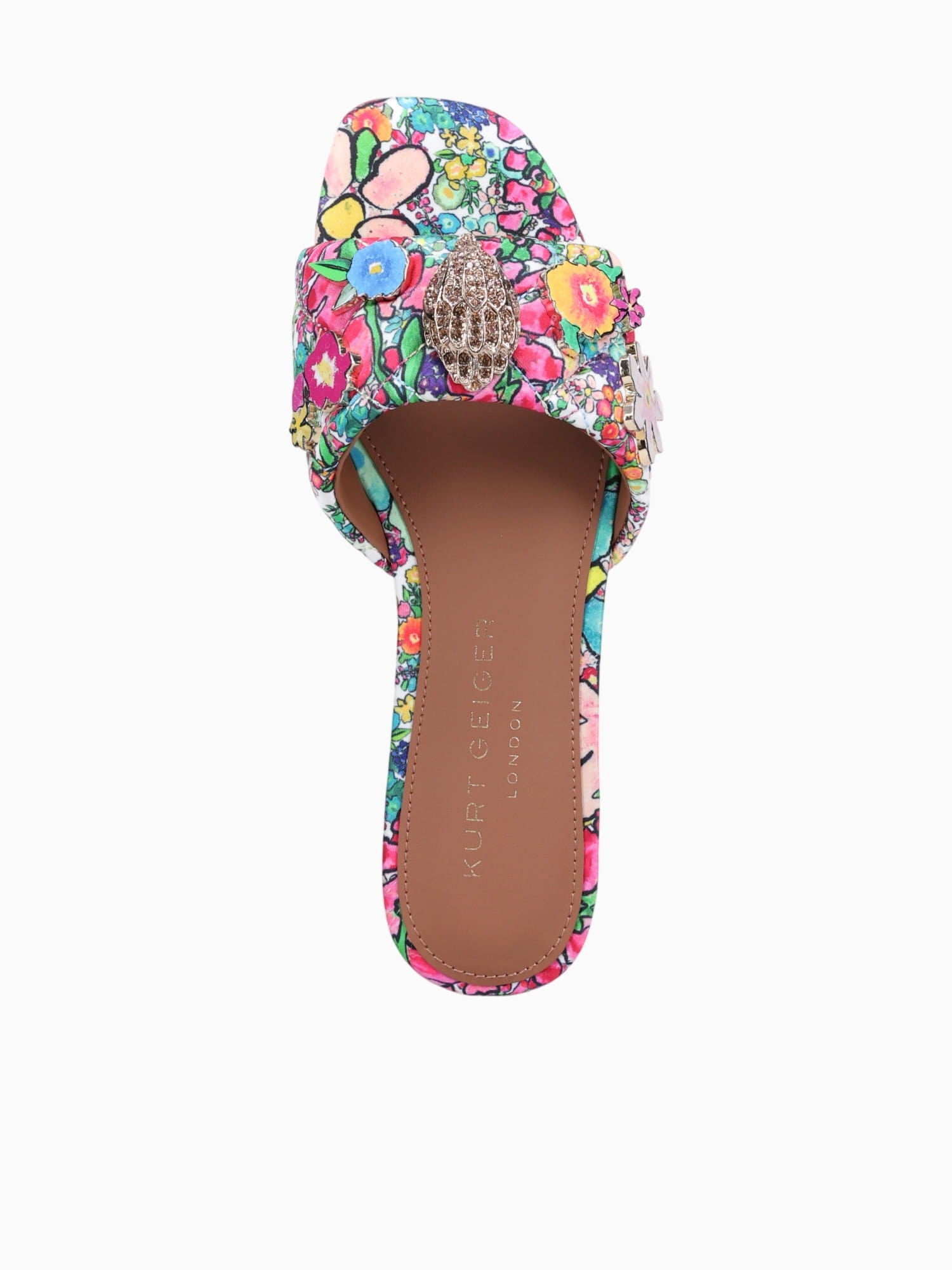 Kensington Flat Sandal White Other fabr Multi / 5 / M