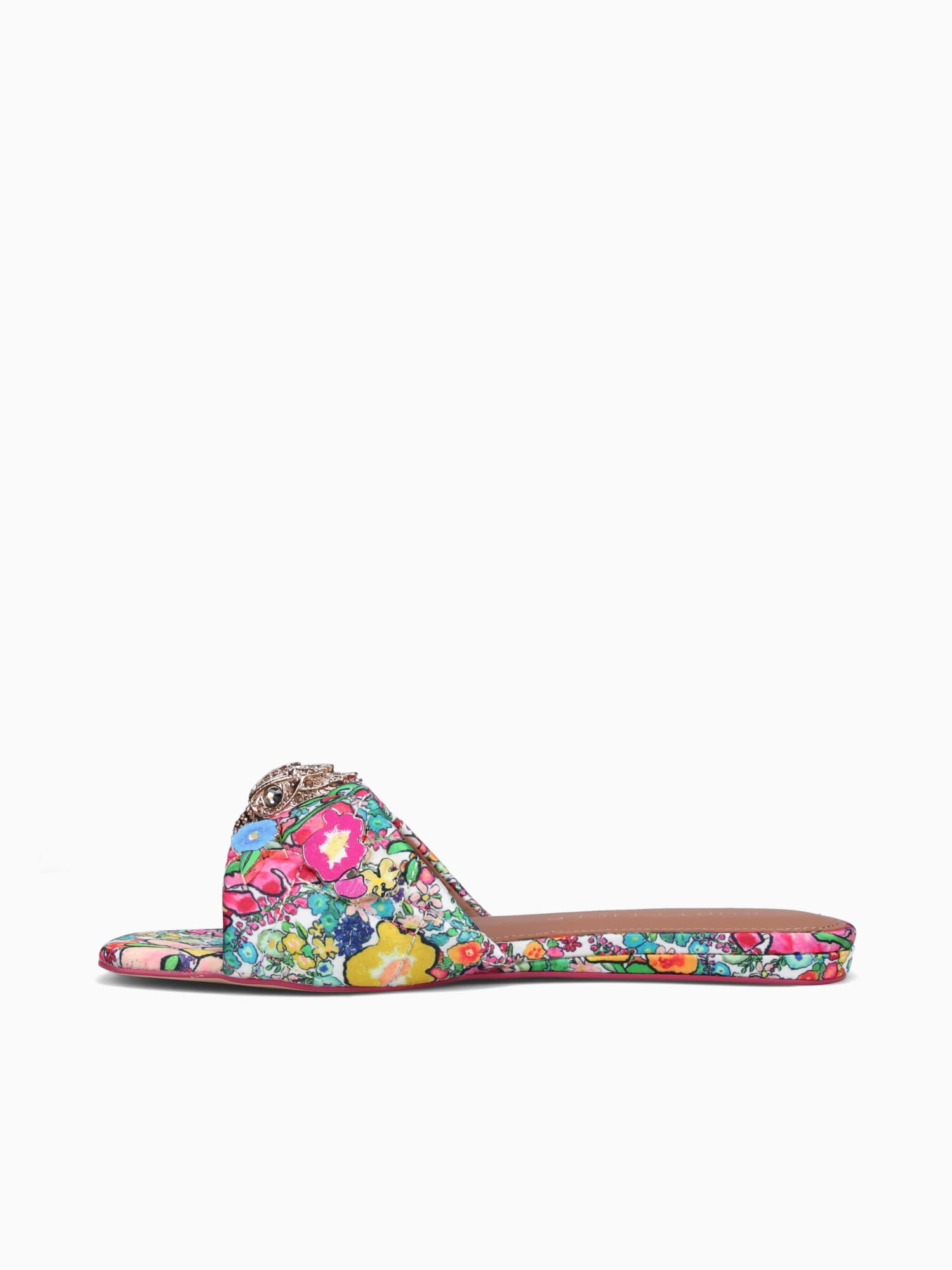 Kensington Flat Sandal White Other fabr Multi / 5 / M