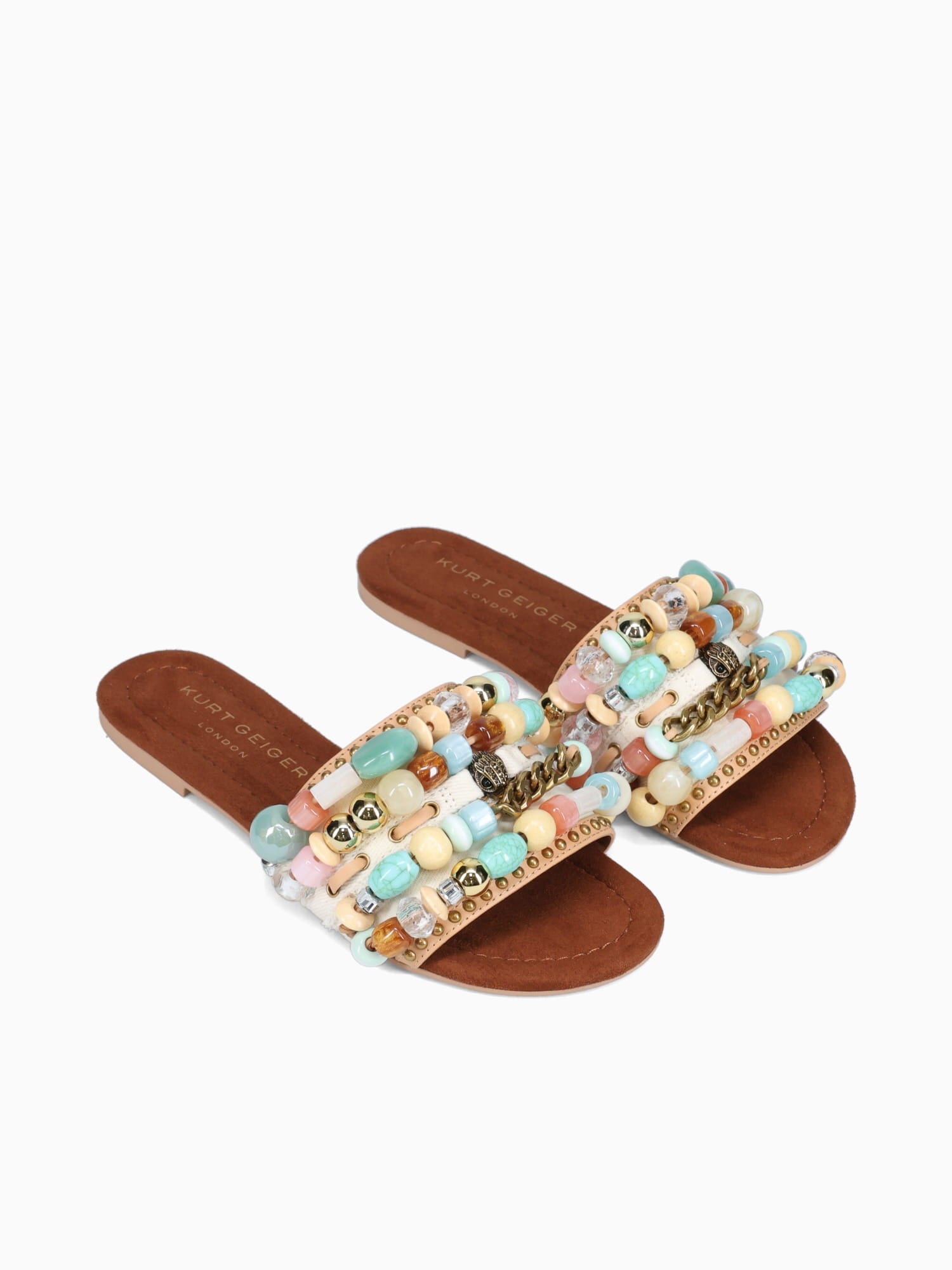 Southbank Beaded Flat Cream Combo Fa Lea White Multi / 5 / M