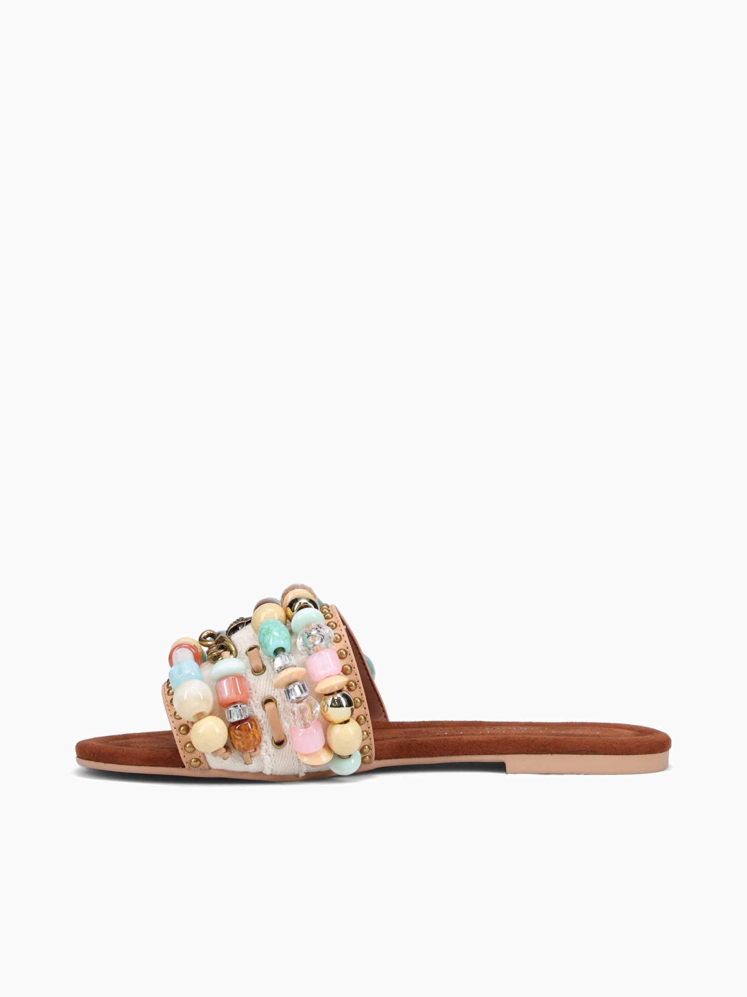 Southbank Beaded Flat Cream Combo Fa Lea White Multi / 5 / M
